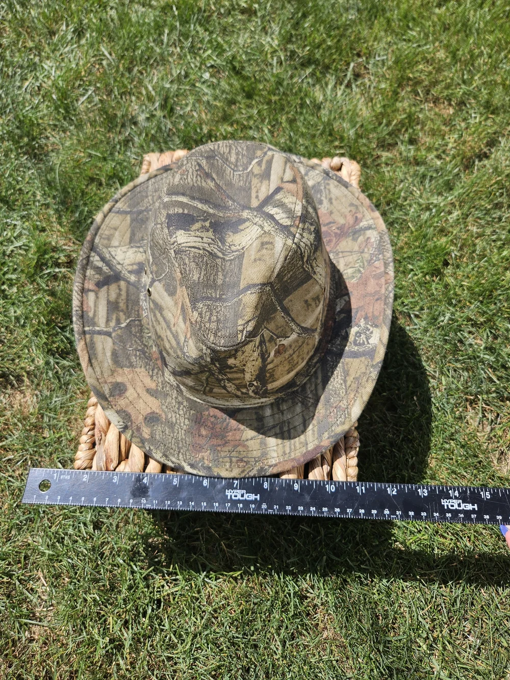 Paramount Outdoors Men's Camo Safari Hat in Brown and Green Size XL